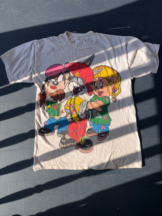 Warner Bros. Other - Vintage 1993 TLC LOONEY TUNES Parody Graphic T-Shirt